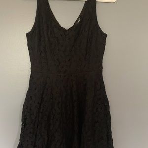 Black lace dress